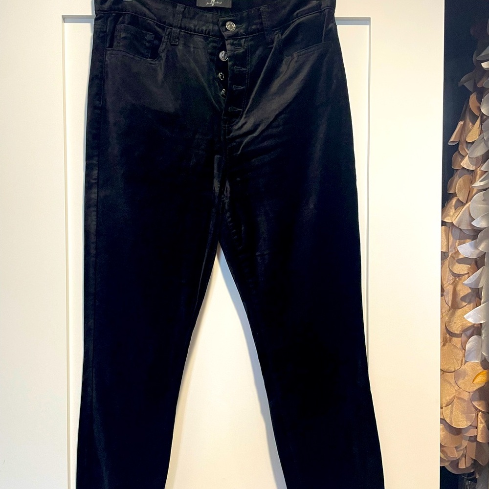 Black velvet Jeans